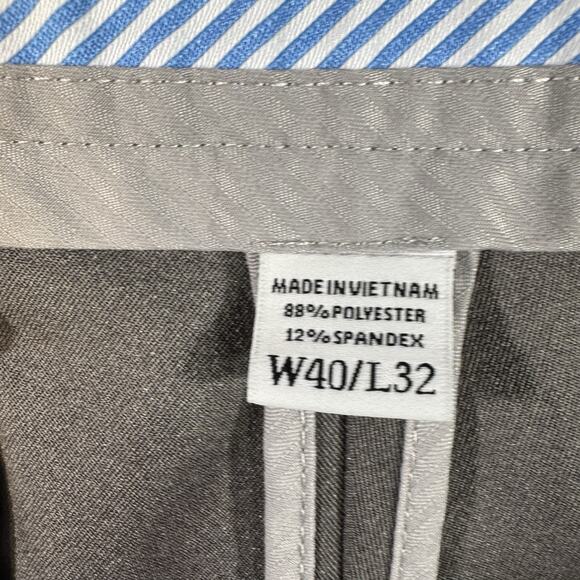 Footjoy FJ Chino Golf Straight‎ Leg Pants Men's Size 40x32 , Light Gray - Picture 5 of 9